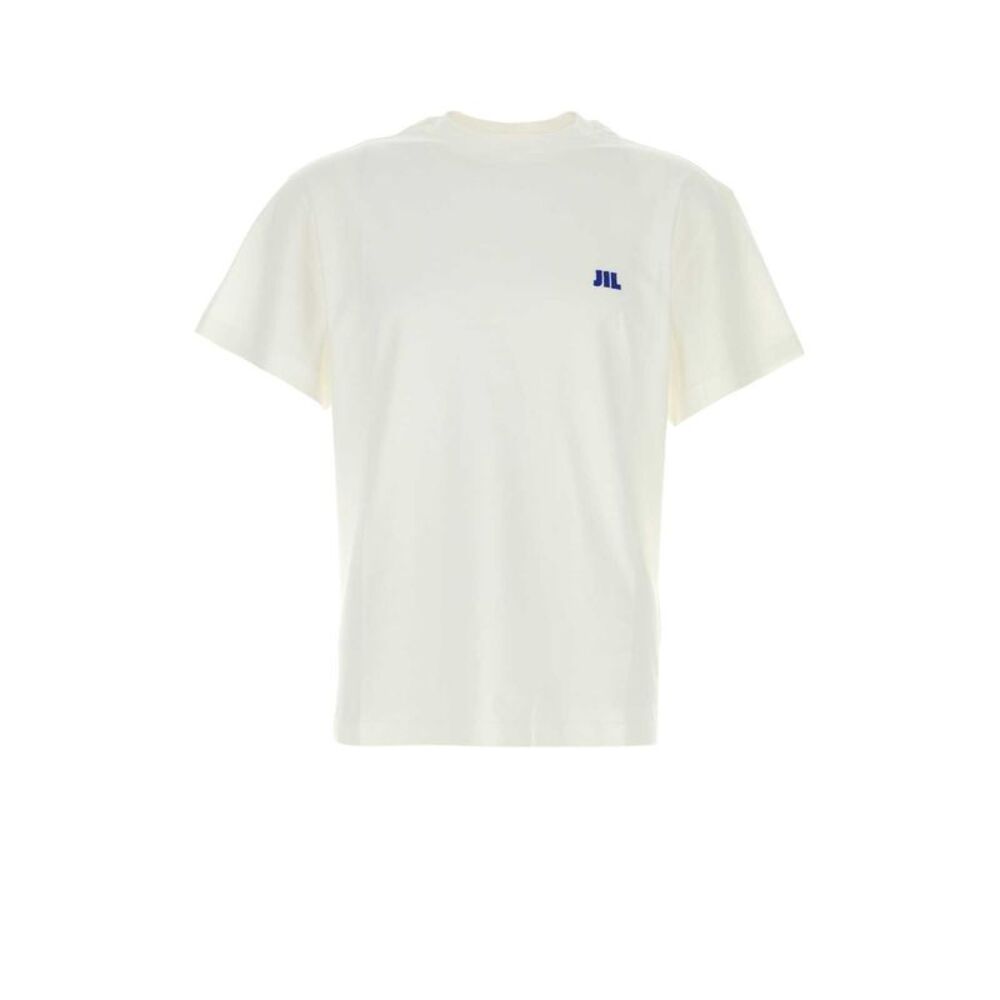 Jil Sander Men White Cotton T-Shirt